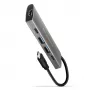 Axagon HMC-5G21 hub USB 10Gbps, 2x USB-A, 2x USB-C, HDMI 4k/30Hz, PD 60W, kabel USB-C