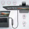 Axagon HMC-5G21 hub USB 10Gbps, 2x USB-A, 2x USB-C, HDMI 4k/30Hz, PD 60W, kabel USB-C