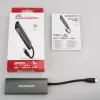 Axagon HMC-5G21 hub USB 10Gbps, 2x USB-A, 2x USB-C, HDMI 4k/30Hz, PD 60W, kabel USB-C