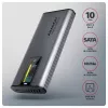 Axagon EEM2-SD2 USB-C 10Gbps - obudowa DISPLAY dla M.2 NVMe i SATA SSD