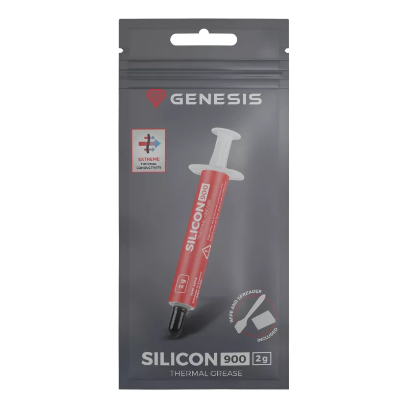GENESIS Silicon 900 pasta termoprzewodząca Pasta termiczna 12,8 W/m·K 2 g