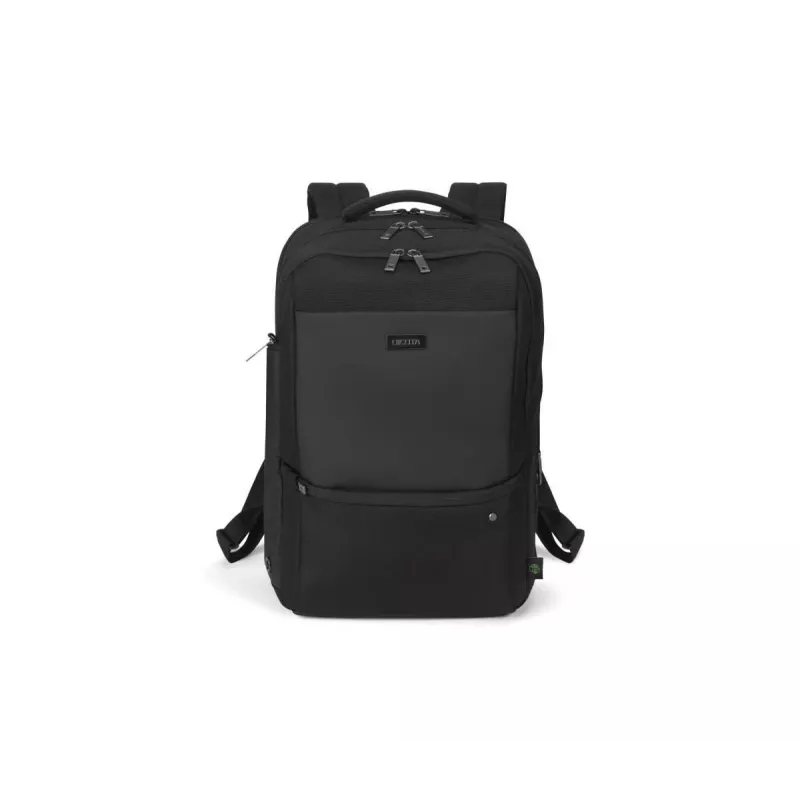 DICOTA Five - 14-16in Notebook Backpack - Czarny / 900d Recycled Pet Polyester