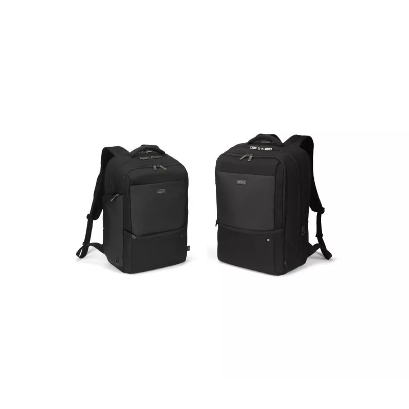 DICOTA Five - Torba na notebooka 15-17.3 inch - Czarna / Poliester z recyklingu PET 900D