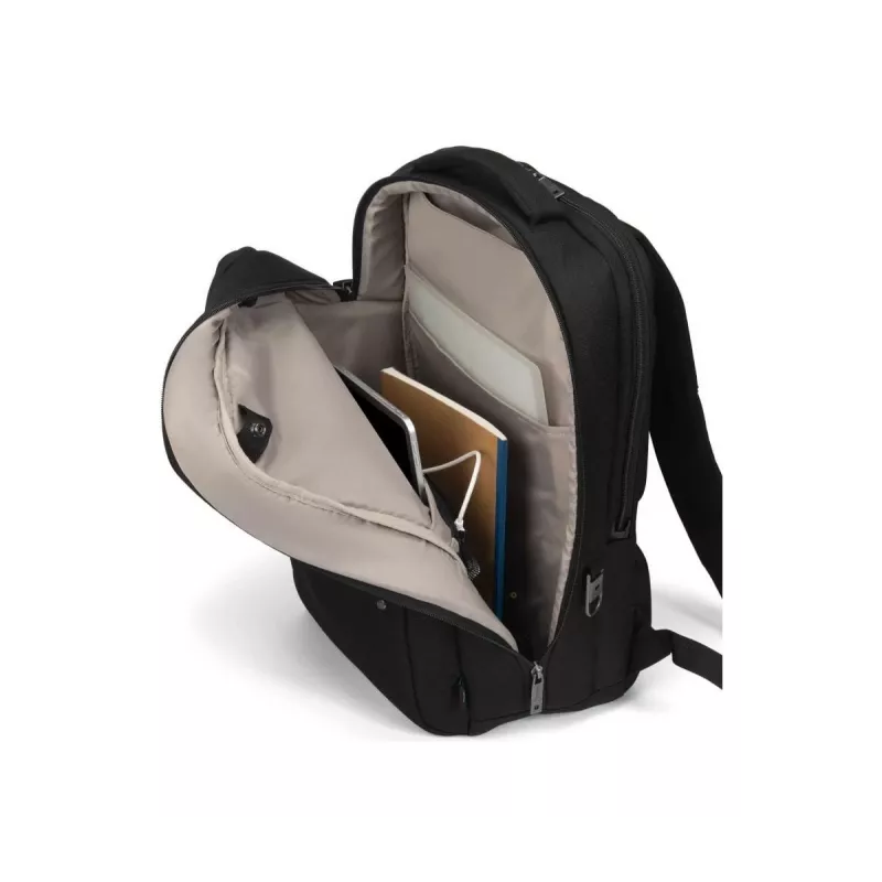 DICOTA Five - Torba na notebooka 15-17.3 inch - Czarna / Poliester z recyklingu PET 900D