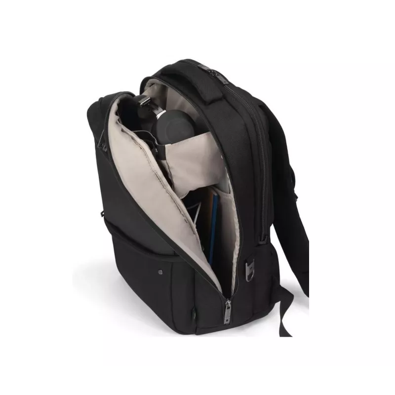 DICOTA Five - Torba na notebooka 15-17.3 inch - Czarna / Poliester z recyklingu PET 900D
