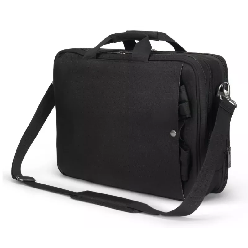 DICOTA Top Traveller Dual Five - etui na notebooka 14-16 cali - czarne / poliester z recyklingu PET 900D