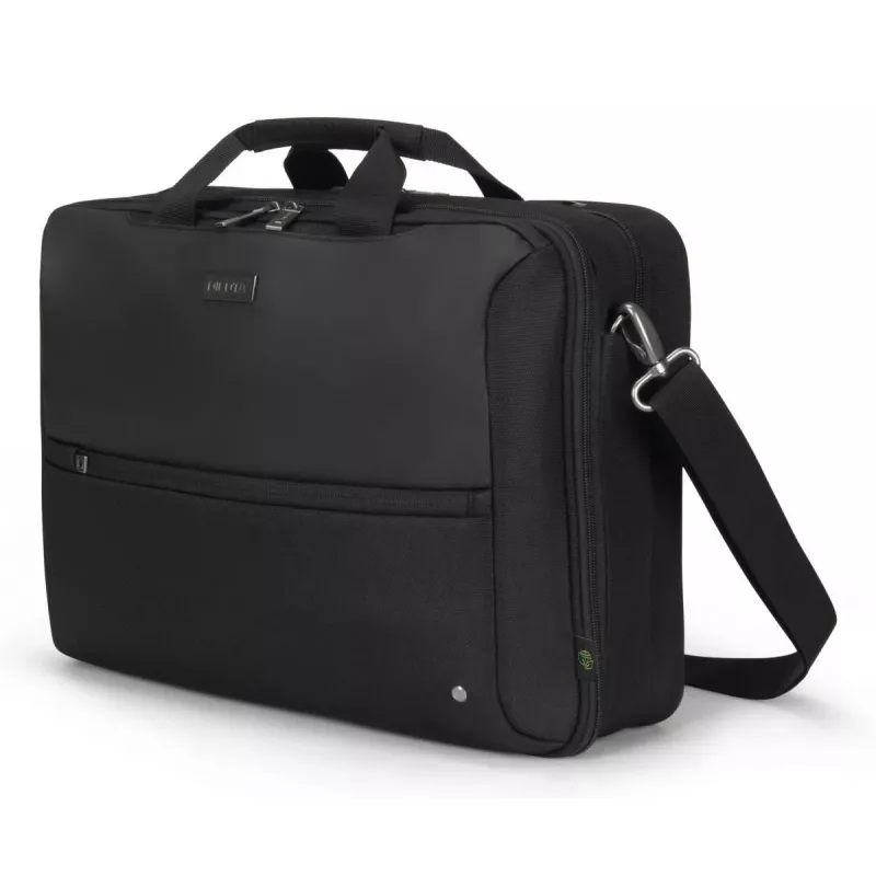 DICOTA Top Traveller Dual Five - etui na notebooka 14-16 cali - czarne / poliester z recyklingu PET 900D