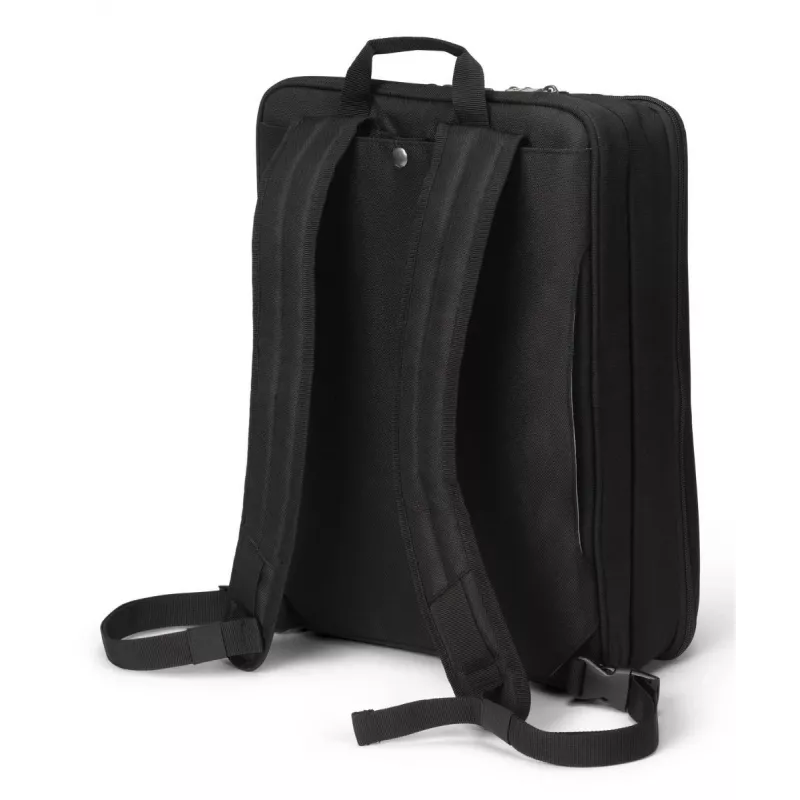 DICOTA Top Traveller Dual Five - etui na notebooka 14-16 cali - czarne / poliester z recyklingu PET 900D