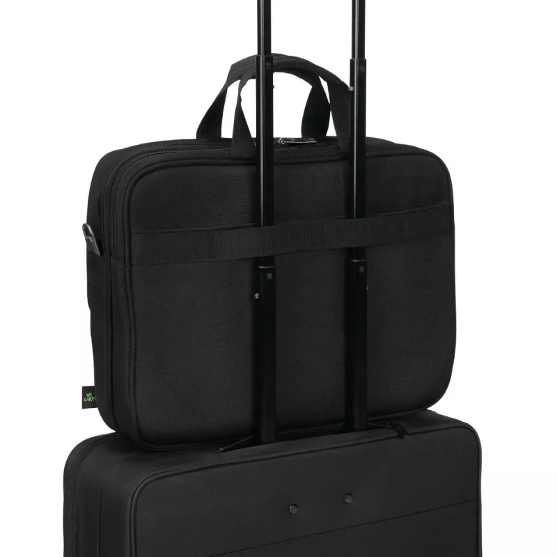 DICOTA Top Traveller Five - Etui na notebook 12-14 cali - Czarny / 900d poliester z recyklingu PET