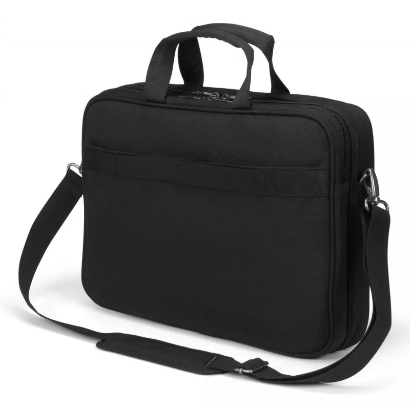 DICOTA Top Traveller Five - Etui na notebook 12-14 cali - Czarny / 900d poliester z recyklingu PET