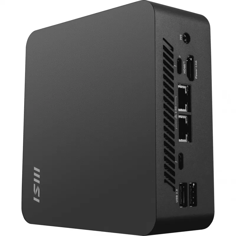 MSI Cubi NUC AI+ 2MG-001EU Copilot+ PC Intel Core Ultra 7 258V 32 GB LPDDR5x-SDRAM 1 TB SSD Windows 11 Pro Mini PC Czarny