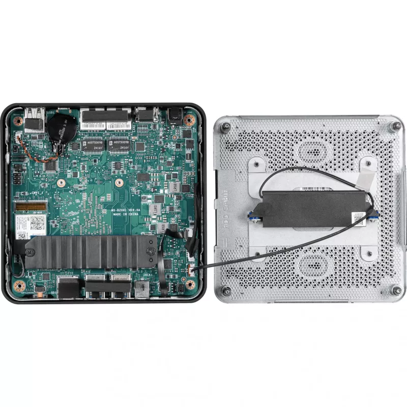 MSI Cubi NUC AI+ 2MG-001EU Copilot+ PC Intel Core Ultra 7 258V 32 GB LPDDR5x-SDRAM 1 TB SSD Windows 11 Pro Mini PC Czarny