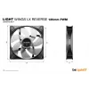 be quiet! Light Wings LX 120 mm PWM Reverse Czarny Wentylator do obudowy komputera 12 cm 1 szt.
