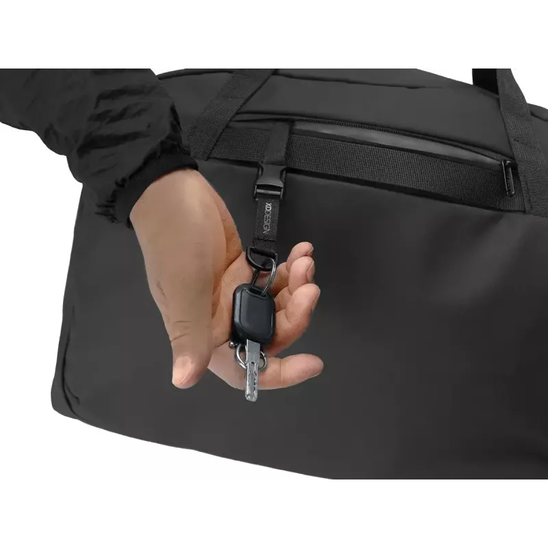 Torba podróżna XDDESIGN P706.2901, wodoodporna, 50×33×26 cm, 900 g, mieści laptop do 16 cali, pasek na ramię, elementy odblaskowe