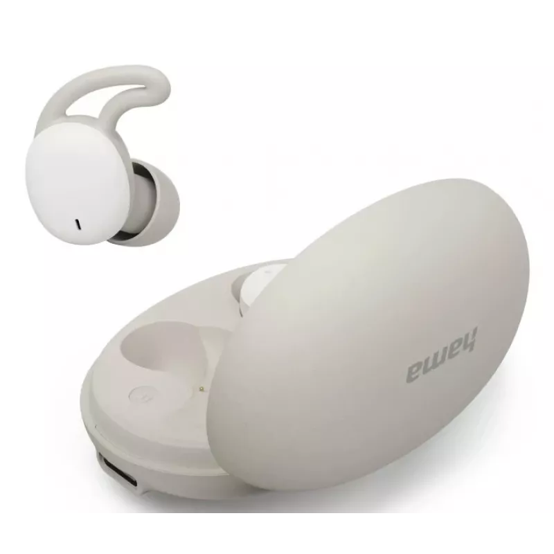 Hama Spirit Calm Headset True Wireless Stereo (TWS) In-ear Calls/Music Bluetooth Beige, biały