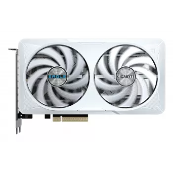 Karta graficzna GIGABYTE GeForce RTX 5060 EAGLE OC ICE 8G — 8 GB GDDR7, 128 bitów, PCI-E 5.0, taktowanie rdzenia 2550 MHz, 3 x DisplayPort, 1 x HDMI, GV-N5060EAGLEOC ICE-8GD