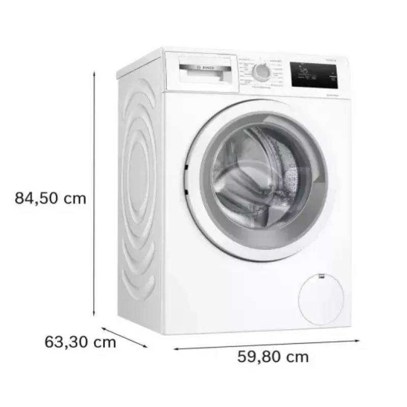 Pralka ładowana od przodu Bosch WAN2405MPL, 7 kg, 1200 obr./min, klasa energetyczna A, wyświetlacz LED, biała