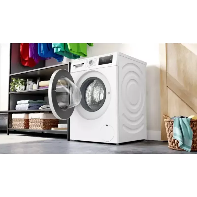Pralka ładowana od przodu Bosch WAN2405MPL, 7 kg, 1200 obr./min, klasa energetyczna A, wyświetlacz LED, biała