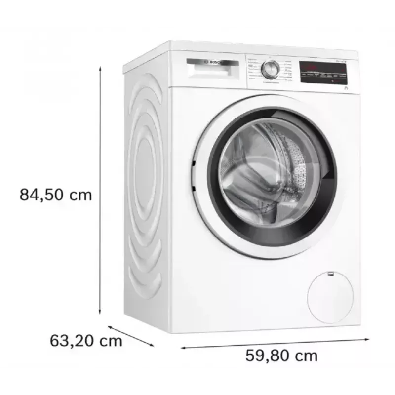 Pralka Bosch WUU28T10PL, ładowana od przodu, pojemność 8–9 kg, 1400 obr./min, klasa energetyczna A