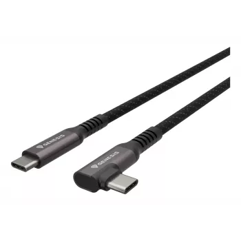 GENESIS NVC-2218 kabel USB USB 3.2 Gen 2 (3.1 Gen 2) 3 m USB C Czarny, Szary