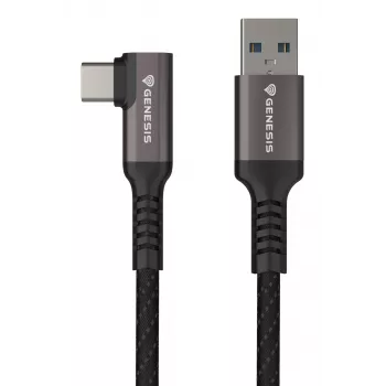 Kabel USB GENESIS NVC-2220 USB 3.2 Gen 1 (3.1 Gen 1) 3 m USB A USB C, czarny, szary