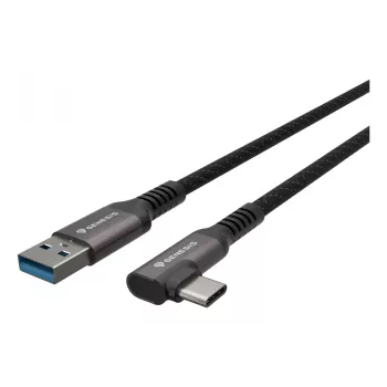 Kabel USB GENESIS NVC-2220 USB 3.2 Gen 1 (3.1 Gen 1) 3 m USB A USB C, czarny, szary