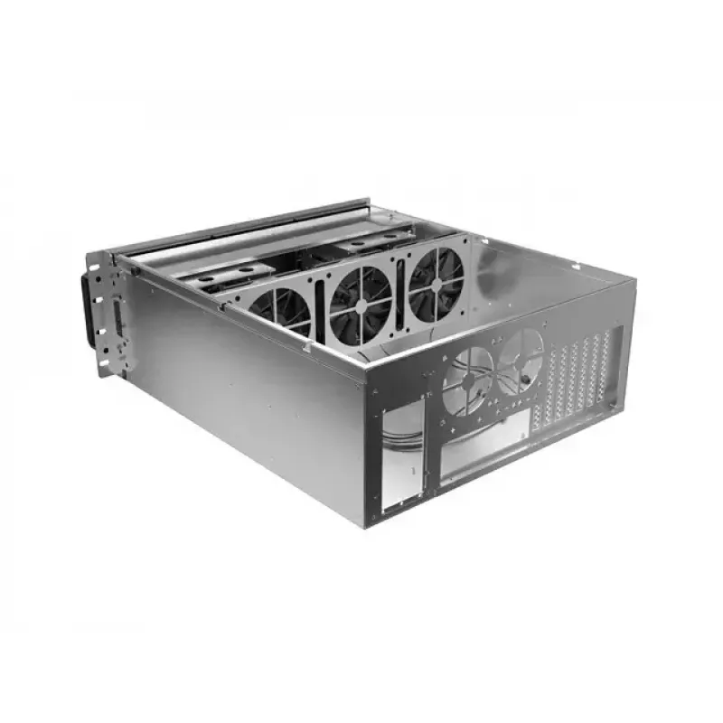 Obudowa rack Lanberg SC01-5204-12B 4U Czarna 5 Wentylatorów