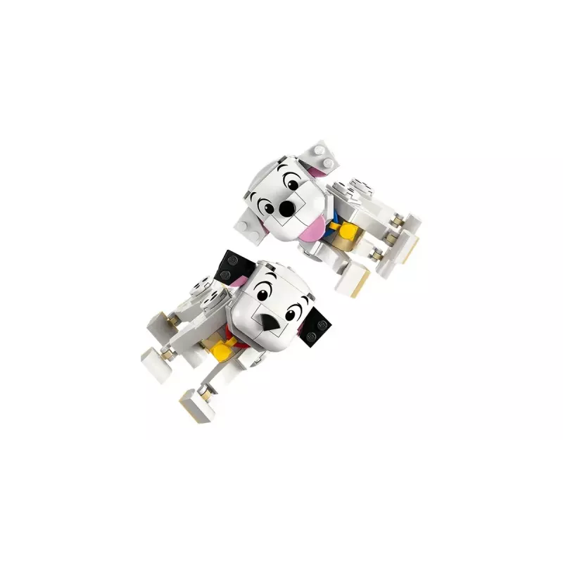 Zestaw konstrukcyjny LEGO Disney Classic Puppies Lucky i Penny 43271, 268 elementów, wysokość 90 mm, wiek 6+