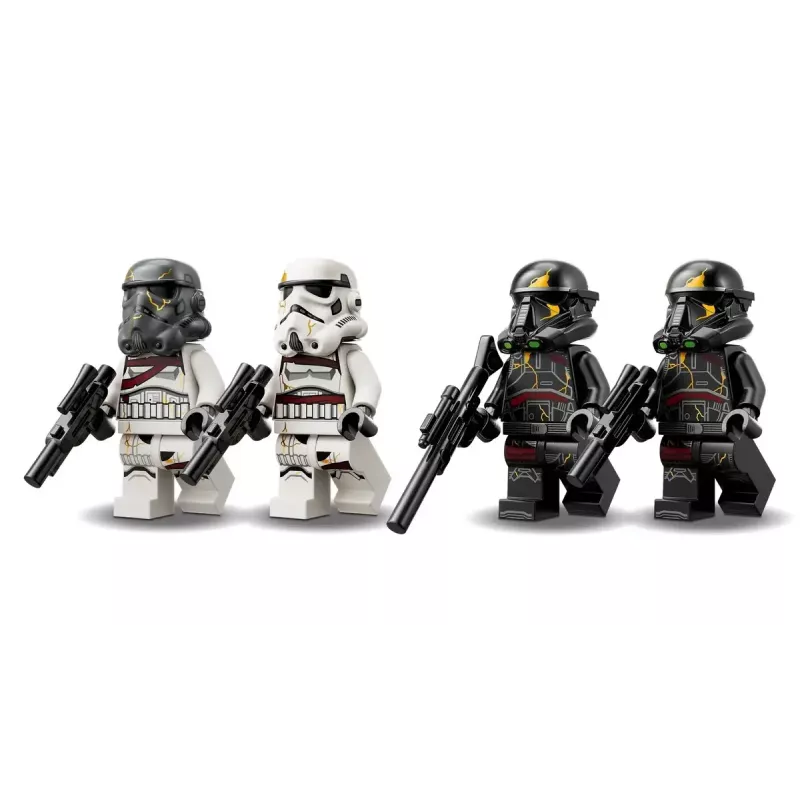Klocki konstrukcyjne LEGO Star Wars zestaw 75412 Death Trooper Night Trooper, 119 elementów, 4 minifigurki, model 60×90×70 mm