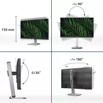 Monitor komputerowy Philips 5000 series 24B2G5200/00 60,5 cm (23,8 cala) 1920 x 1080 pikseli Full HD LCD Antracyt