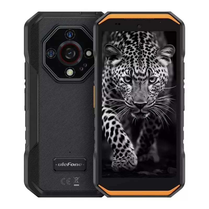 Pancerny smartfon UleFone Armor X32 6,0 cala 6 GB RAM 128 GB pamięci w kolorze Vibrant pomarańczowy, Klasa energetyczna B