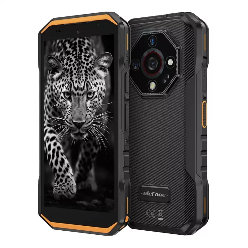Pancerny smartfon UleFone Armor X32 6,0 cala 6 GB RAM 128 GB pamięci w kolorze Vibrant pomarańczowy, Klasa energetyczna B