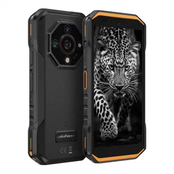Pancerny smartfon UleFone Armor X32 6,0 cala 6 GB RAM 128 GB pamięci w kolorze Vibrant pomarańczowy, Klasa energetyczna B
