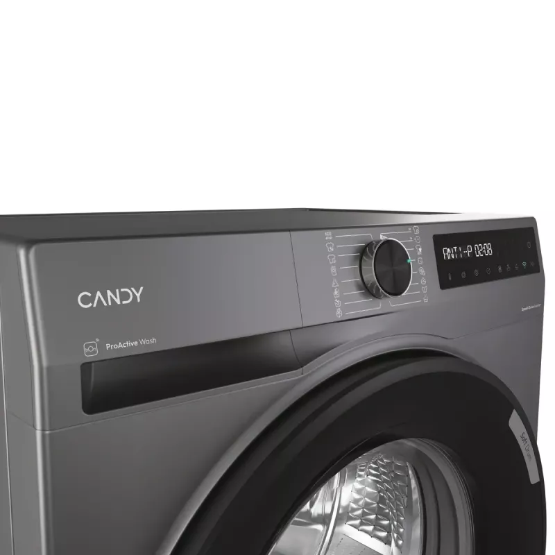 Pralka Candy BR 47SBL8G-S ładowana od przodu 7 kg 1400 obr./min szara
