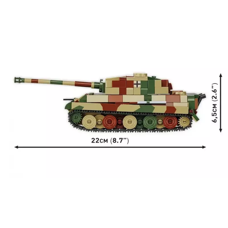 Plastikowy zestaw modelarski Cobi Pz.Kpfw. VI B Tiger II Königstiger w skali 1:35 (COBI-2732)