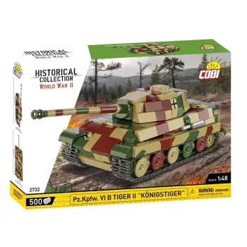 Plastikowy zestaw modelarski Cobi Pz.Kpfw. VI B Tiger II Königstiger w skali 1:35 (COBI-2732)