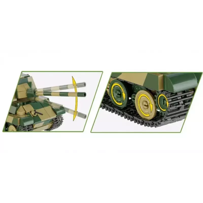 Zestaw modelu do sklejania Cobi Panzerjäger Tiger Ausf. B Jagdtiger w skali 1:35