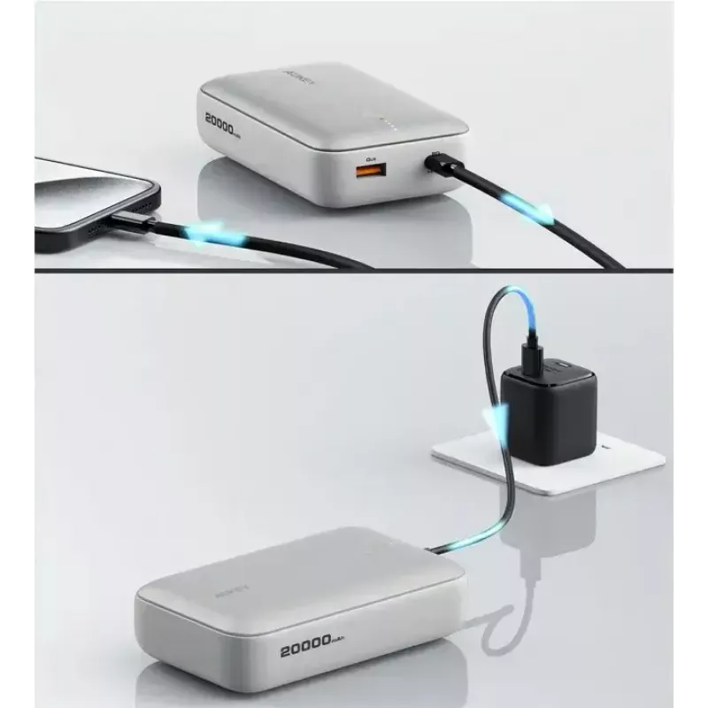 Przenośny powerbank PB-Y57 Mroźna Biel 2000mAh