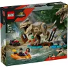 LEGO zestaw z dinozaurem T. rex River Escape 76975 — 199 elementów, 2 minifigurki, wiek 5+