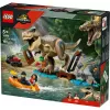 LEGO zestaw z dinozaurem T. rex River Escape 76975 — 199 elementów, 2 minifigurki, wiek 5+