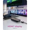 ICY BOX IB-DK4072M-CU31 USB 3.2 Gen 2 (3.1 Gen 1) Typ-C Czarny
