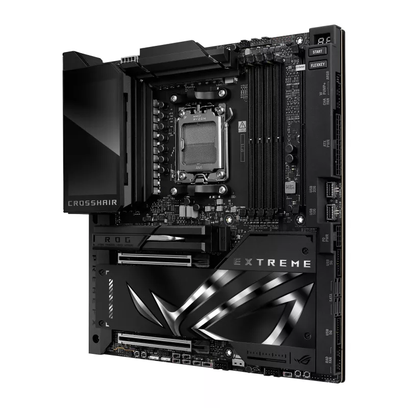Płyta główna ASUS ROG CROSSHAIR X870E EXTREME — AMD X870E, Socket AM5, Extended ATX, DDR5, 4 DIMM, Wi‑Fi 7, 5 Gb LAN, 5x M.2