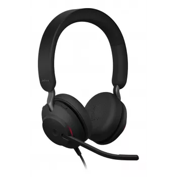 Jabra Evolve2 40 SE Zestaw słuchawkowy Przewodowe Opaska na głowę Połączenia/Muzyka USB typu C / USB typu A Czarny