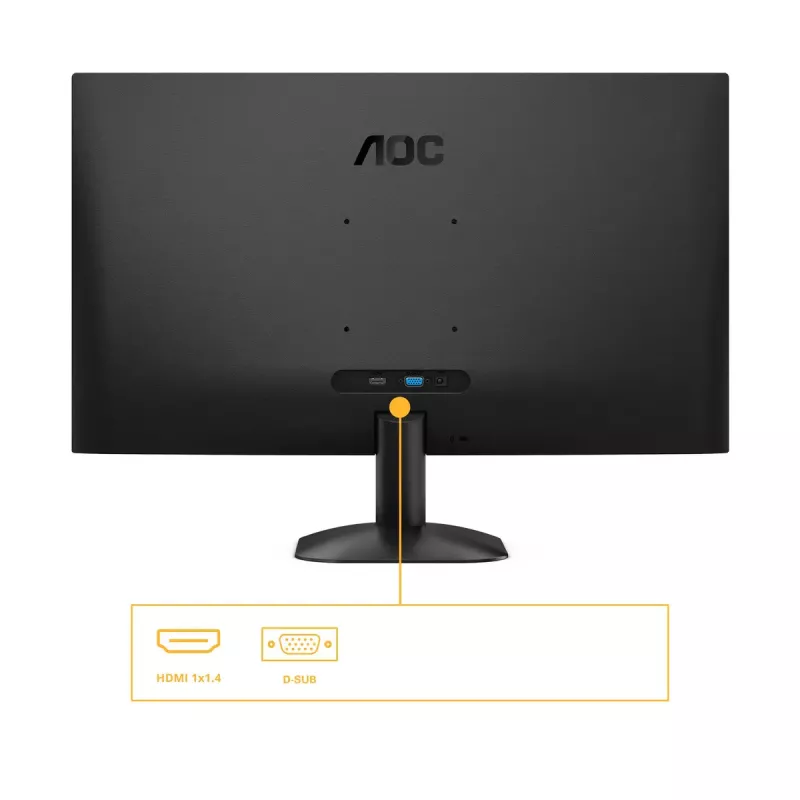 Monitor AOC B3 27B31H 68,6 cm (27 cali) 1920 x 1080 pikseli Full HD Czarny