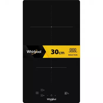 Whirlpool WS Q0530 NE Czarna płyta indukcyjna do zabudowy 28 cm, strefowa, 2 strefy grzewcze