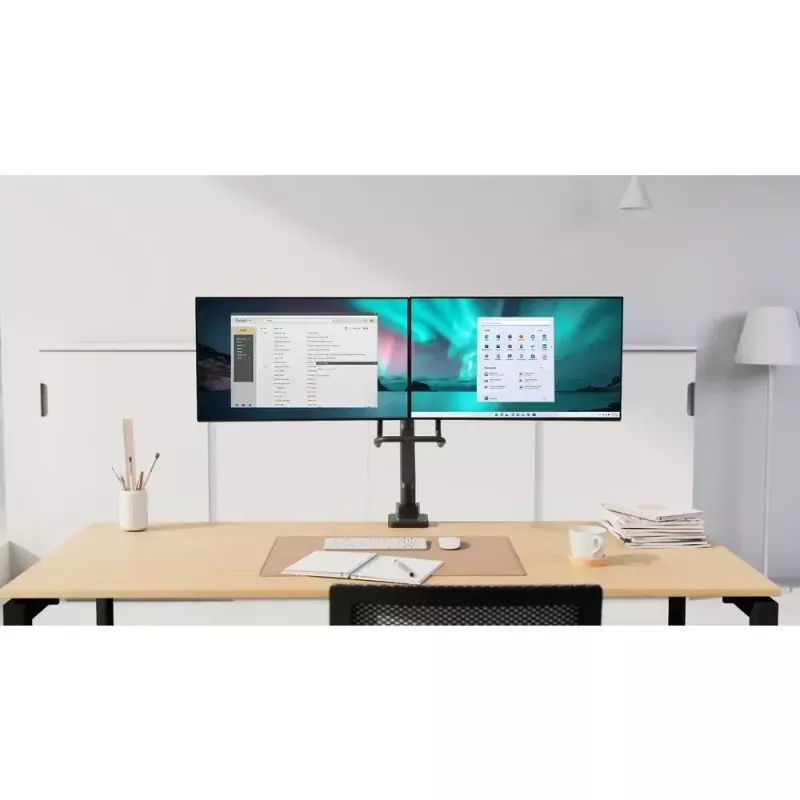 Podwójne ramię do monitorów Kensington SmartFit K58272WW zacisk/przelotka 18kg