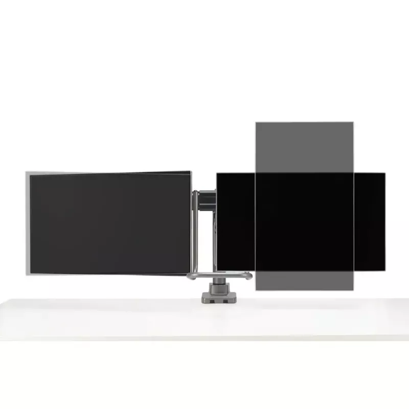 Podwójne ramię do monitorów Kensington SmartFit K58272WW zacisk/przelotka 18kg