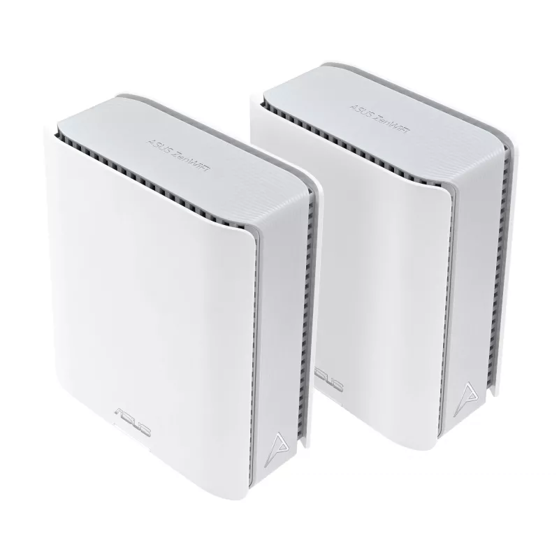 ASUS ZenWiFi BT8 (2-pack) Tri-band (2.4 GHz / 5 GHz / 6 GHz) Wi-Fi 7 (802.11be) Biały 3 Wewnętrzne