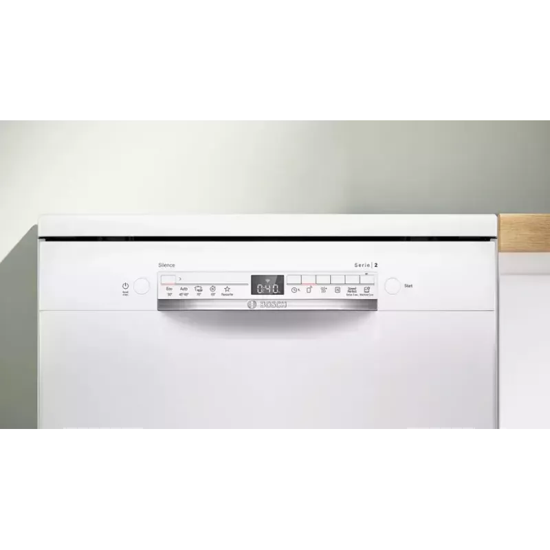 Wolnostojąca zmywarka Bosch Serie 2 SMS2ITW09E — 13 kompletów, 46 dB, 60 cm, suszenie wymiennikiem ciepła