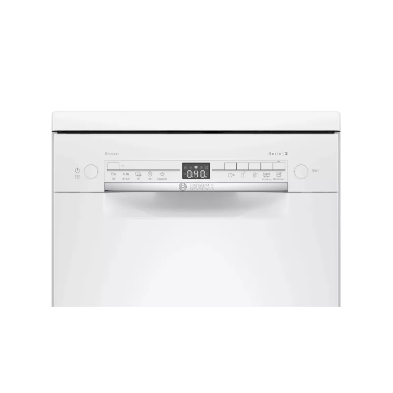 Wolnostojąca zmywarka Bosch SPS40E22EU, Slimline 45 cm, 9 kompletów, 5 programów, 48 dB, biała